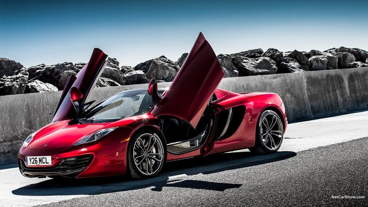 安卓手机汽车 超跑 迈凯轮 2013款 McLaren MP4-12C Spider高清壁纸