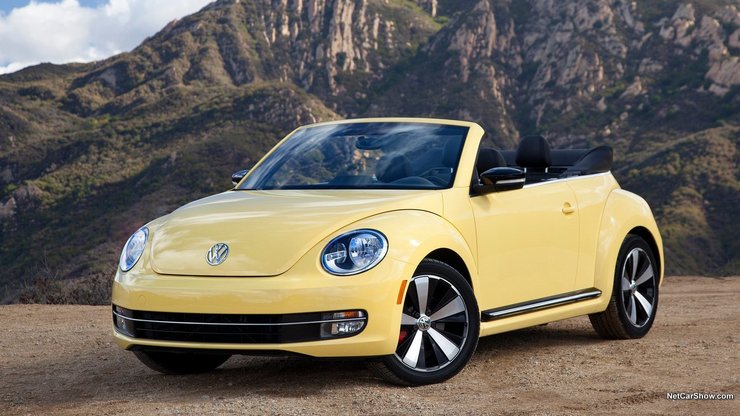 安卓手机汽车 敞篷 大众 甲壳虫 2013款 Volkswagen Beetle Convertible高清壁纸