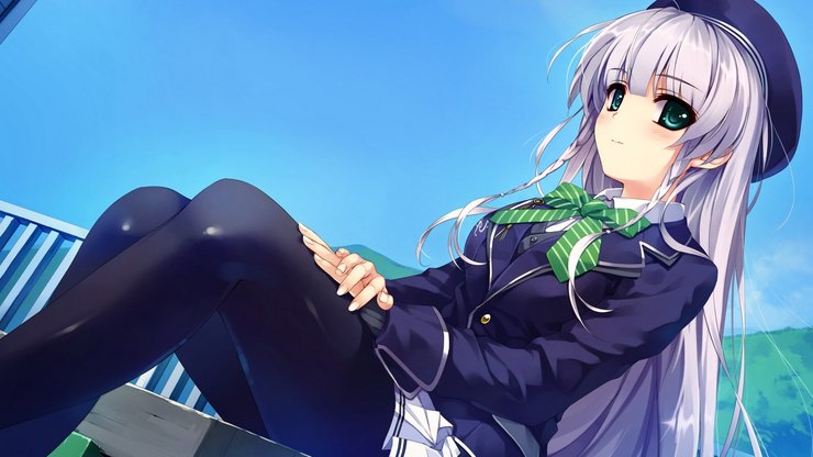 安卓手机动漫 动漫少女 插画 学生妹高清壁纸