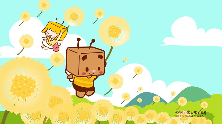 安卓手机动漫 卡通 国产 原创 张小盒 独家首发高清壁纸