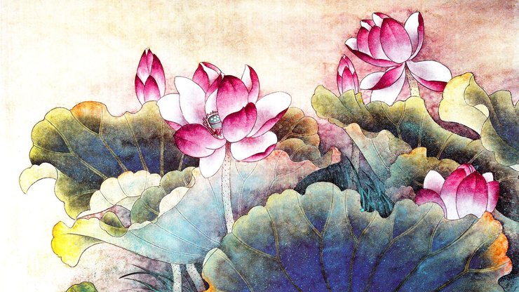 安卓手机炫酷 炫彩 中国风 国画高清壁纸