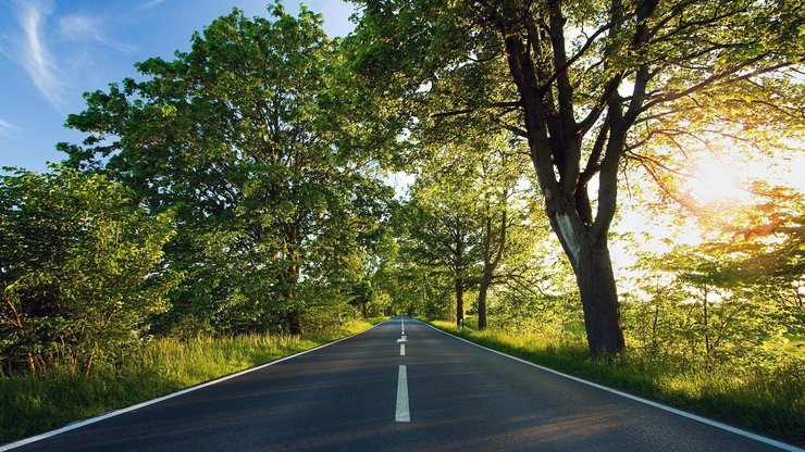 安卓手机风景 公路高清壁纸