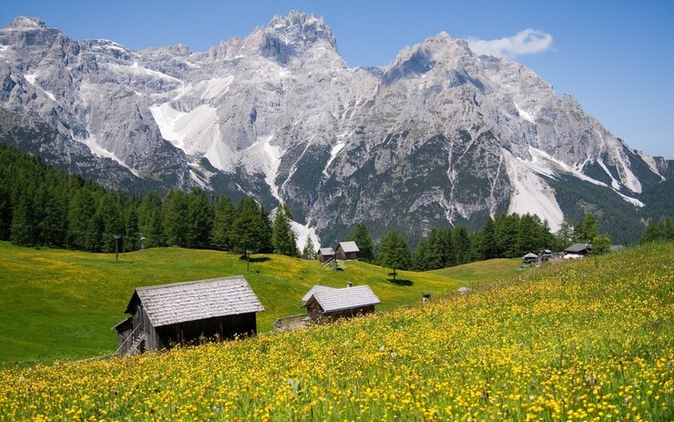 安卓手机开阔 风景 阳光 大气 旅游 风光 房子高清壁纸