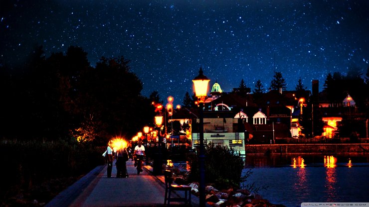 安卓手机风景 城市 夜景高清壁纸