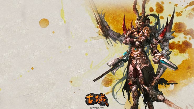 安卓手机游戏 角色 插画 古域高清壁纸