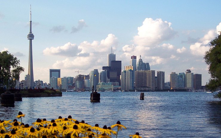 安卓手机风景 城市 加拿大 多伦多高清壁纸