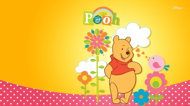 安卓手机小熊维尼 Winnie 可爱 卡通 宽屏高清壁纸