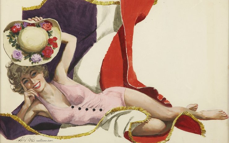 安卓手机插画 Alexander Ross 亚历山大罗斯 美国风情 手绘高清壁纸