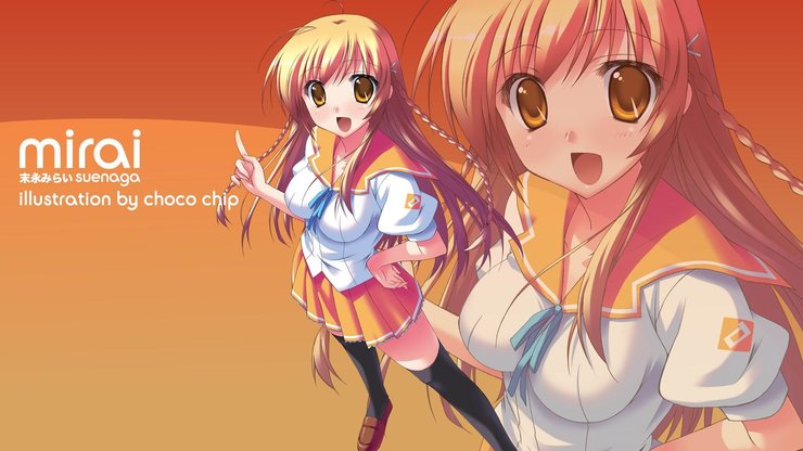 安卓手机动漫 CG 漫画 日本 美女 性感 可爱 mirai 草泥马高清壁纸