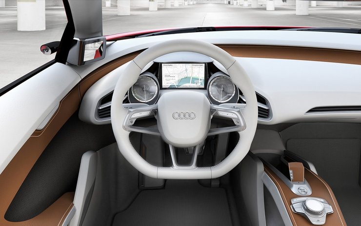 安卓手机Audi 奥迪 汽车 红色高清壁纸