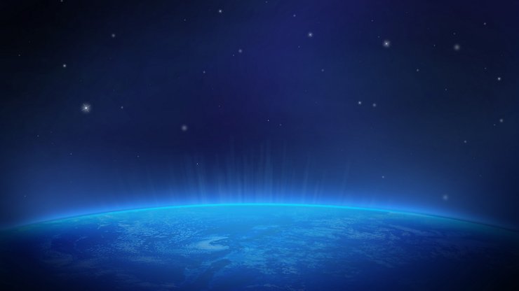 安卓手机星空 宇宙 蓝色高清壁纸