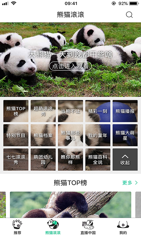 熊猫频道APP截图