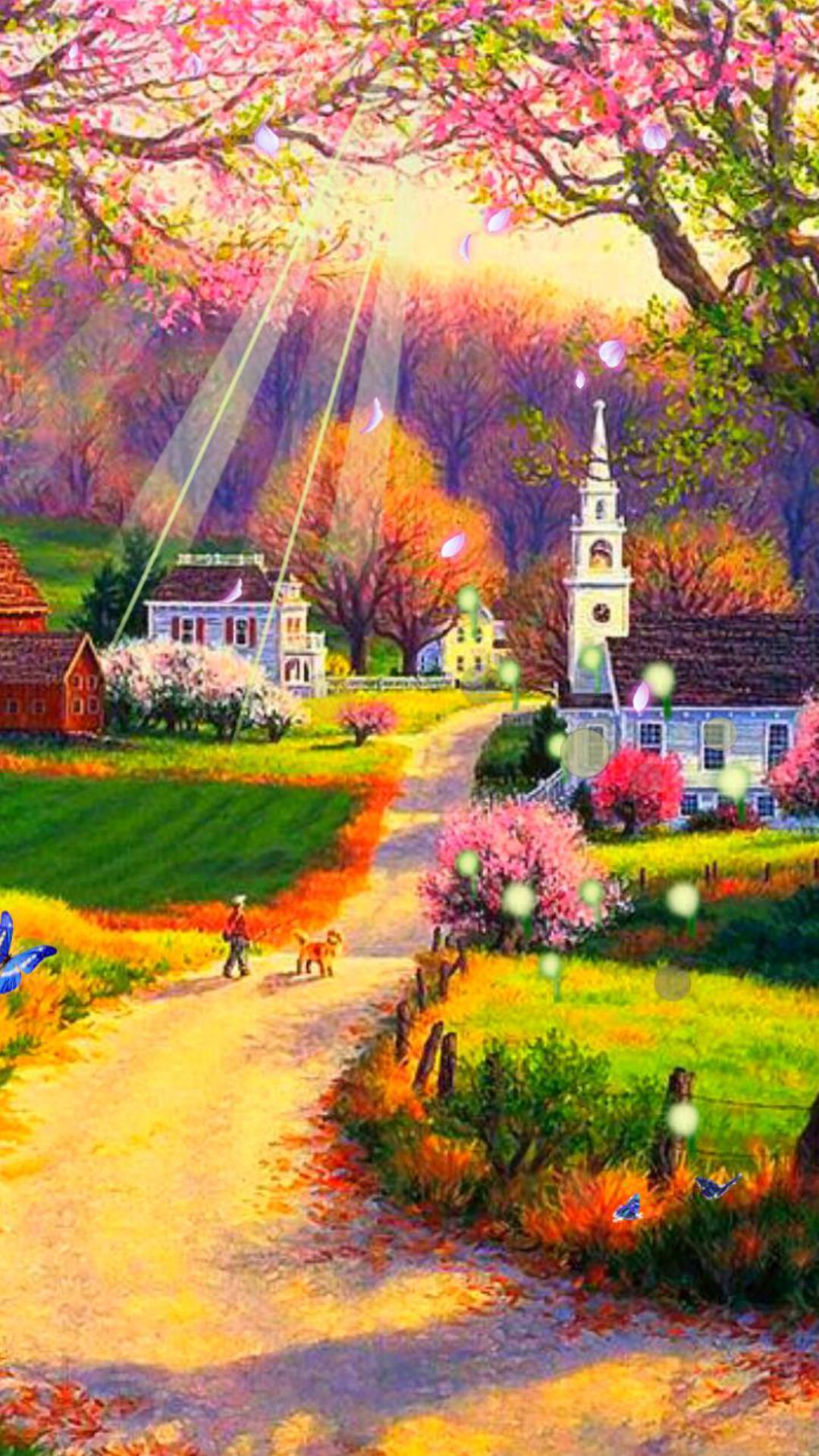 庄园之恋主题动态壁纸