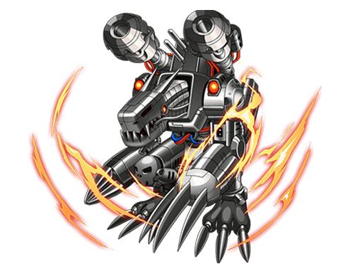 《数码宝贝大冒险》黑暗四天王之机械邪龙兽